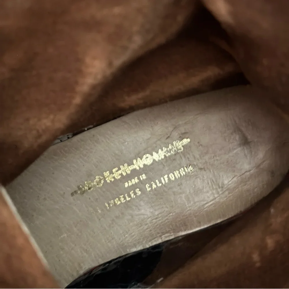 Broken Homme Brown Lukas Harness Leather‎ Work Boots 9EEE